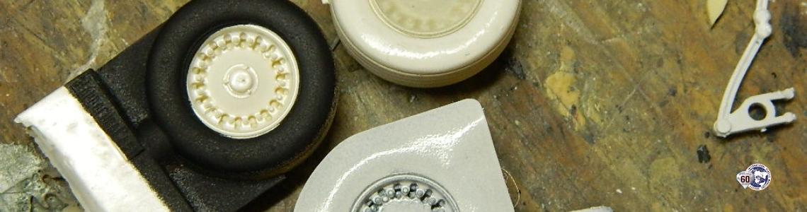 Wheels and tires with masking