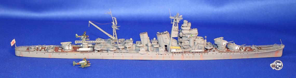 Figure 5: Completed Model, including 72762 Aircraft handling deck with rails.