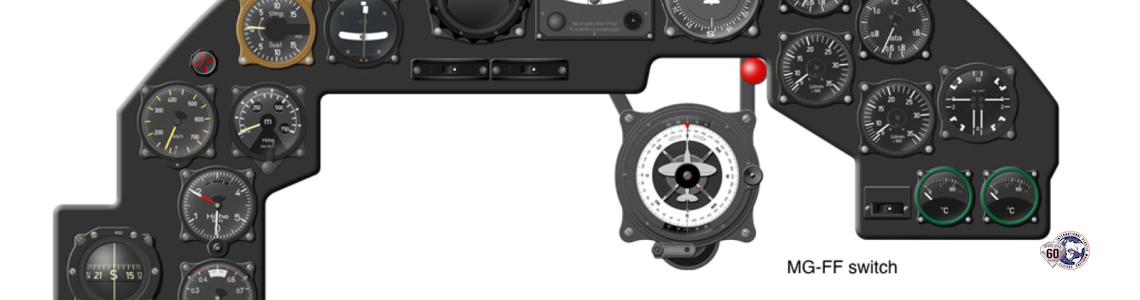 Screenshot of the Ju 88A-4 panel with a mouse-click ID   