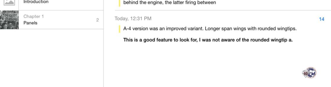 Screenshot of notes related to highlight