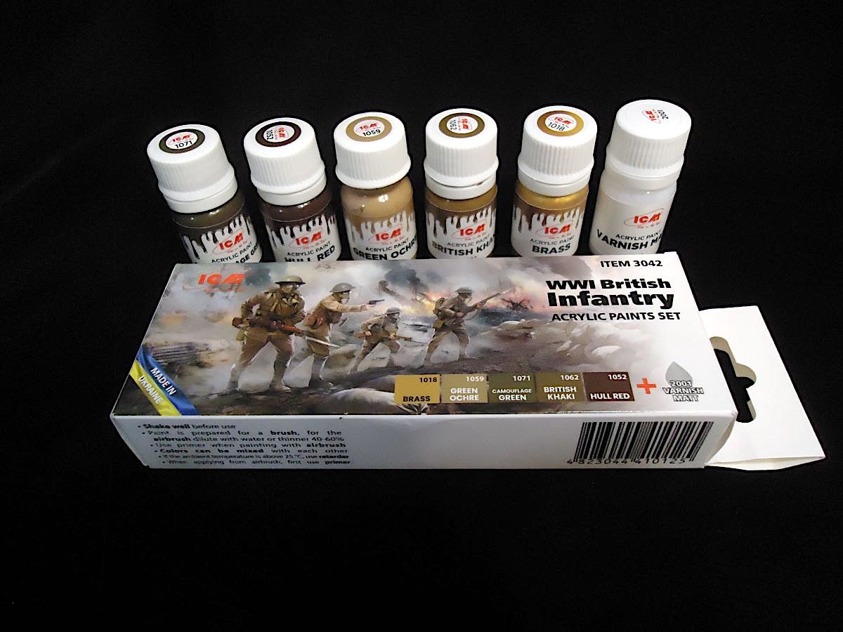 Mantua Models Acrylic Spray Paint Set – 6 Navy Paints – Model Making