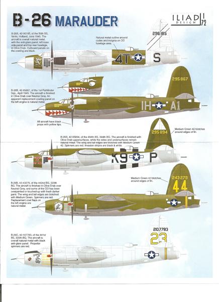 Kits-World 1/72 B-26 Marauder # 72075 
