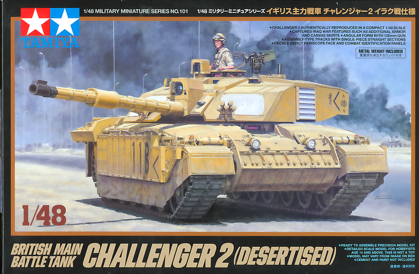 E.T Model E35-237 1/35 British Challenger 2 Main Battle Tank Desertised 