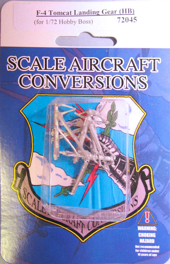 F-14 Tomcat Landing Gear for 1/72nd Scale Hobby Boss Model SAC 72045 