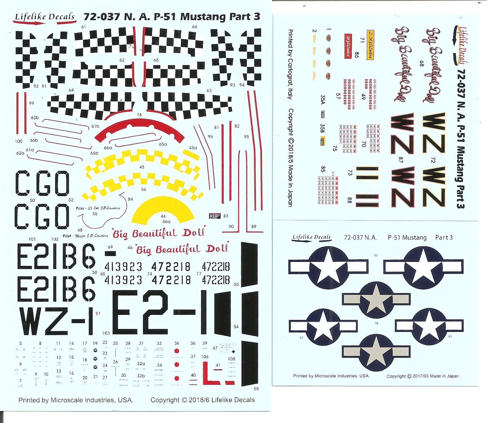 Decal Sheet