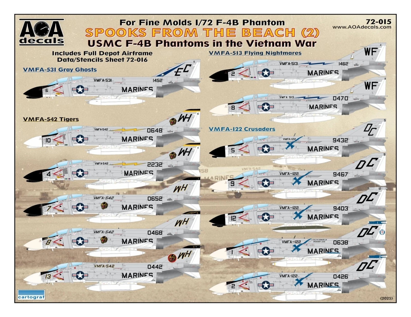 Spooks From the Beach (part 2), USMC F-4B Phantoms in the Vietnam War
