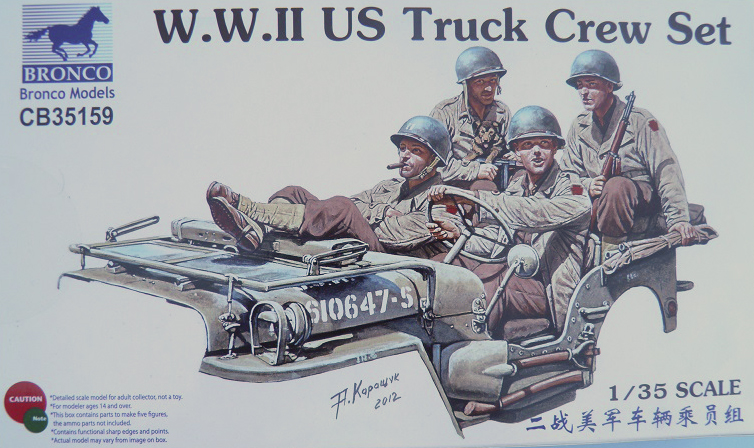 Models 1/35 US Army Drivers 5 Figure Set