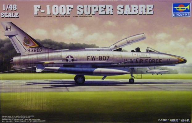 Trumpeter F-100F Box Art