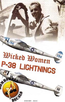 P-38 Lightning Wicked Women Decals