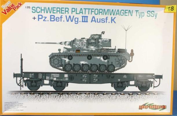 Box Art - Panzer III and Rail Car