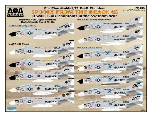 Spooks From the Beach (part 2), USMC F-4B Phantoms in the Vietnam War