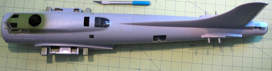 Photo 7 - fuselage together from above