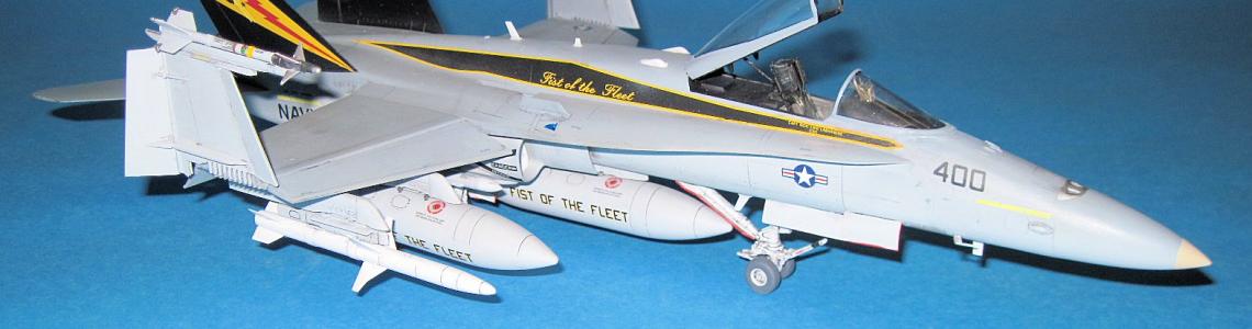 Completed model, front right-quarter view.