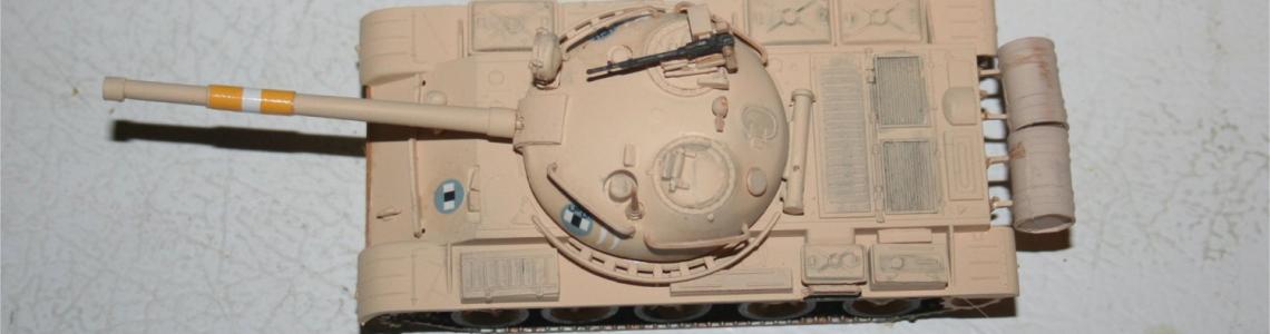 Finished T-62, top view