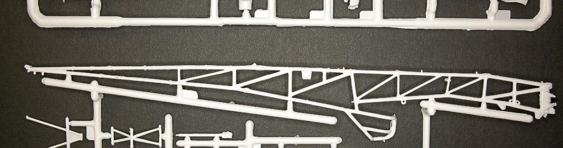 Rail and Engine Parts Sprue 2 and Figure Sprue