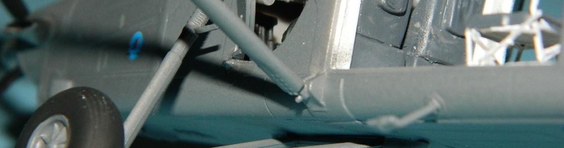 Cockpit and cabin detail along with landing gear
