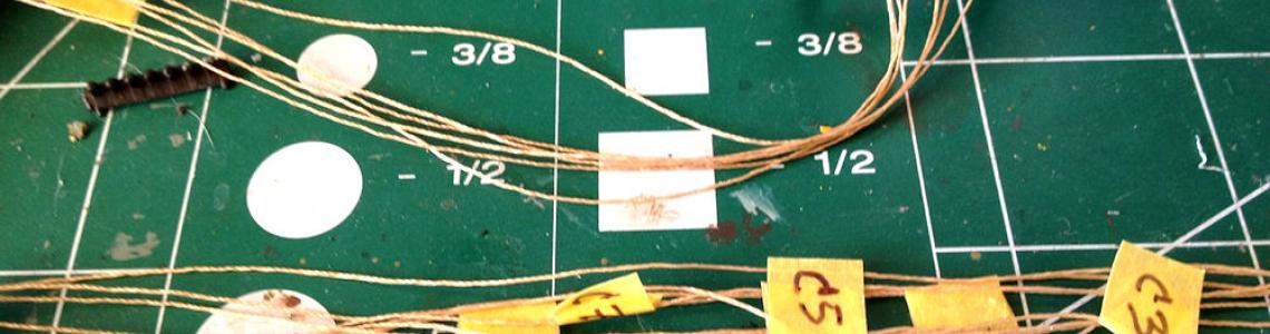 Labeling the rigging lines