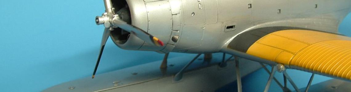 Cowling and prop in place