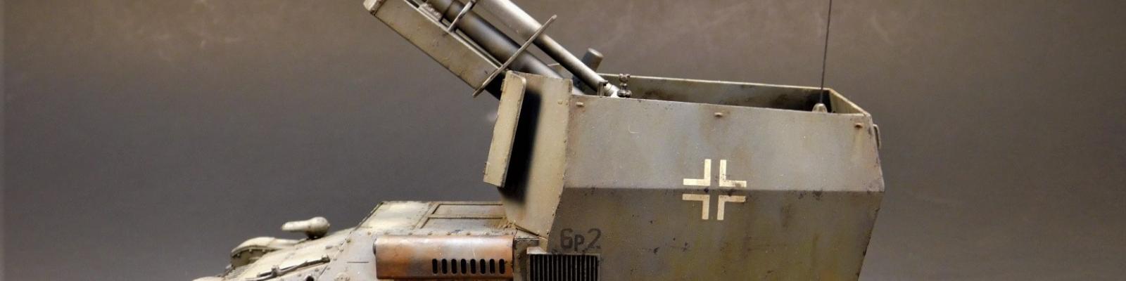 Gun will elevate to a high angle