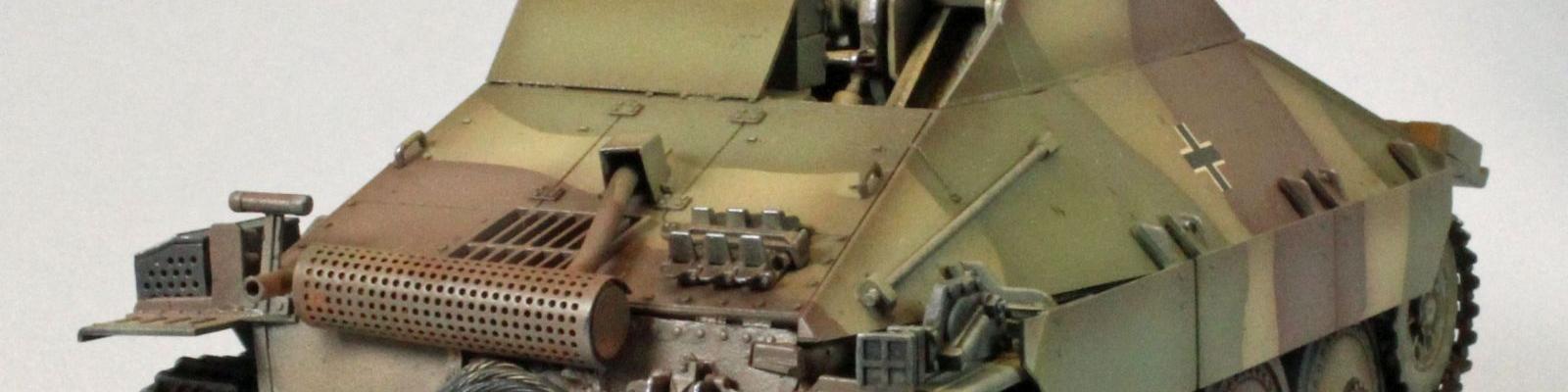 Aft right view of finished model