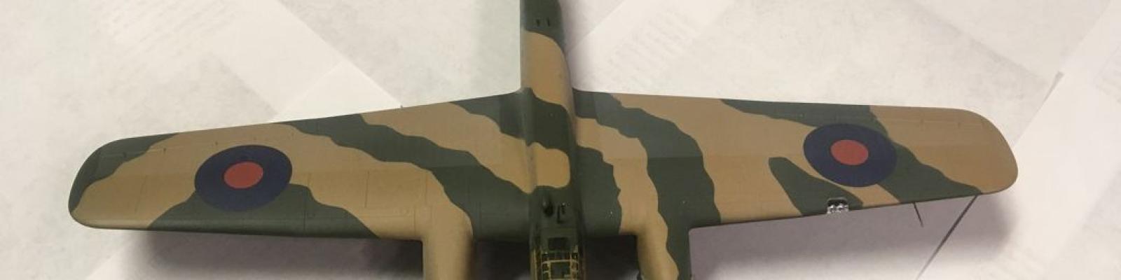 Finished model top view