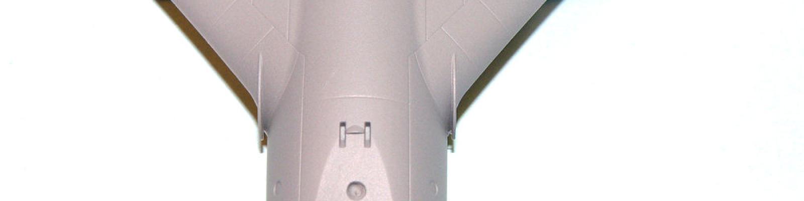 Upper fuselag - note seats in cockpit
