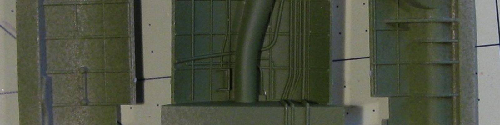 Wheel well details - unassembled