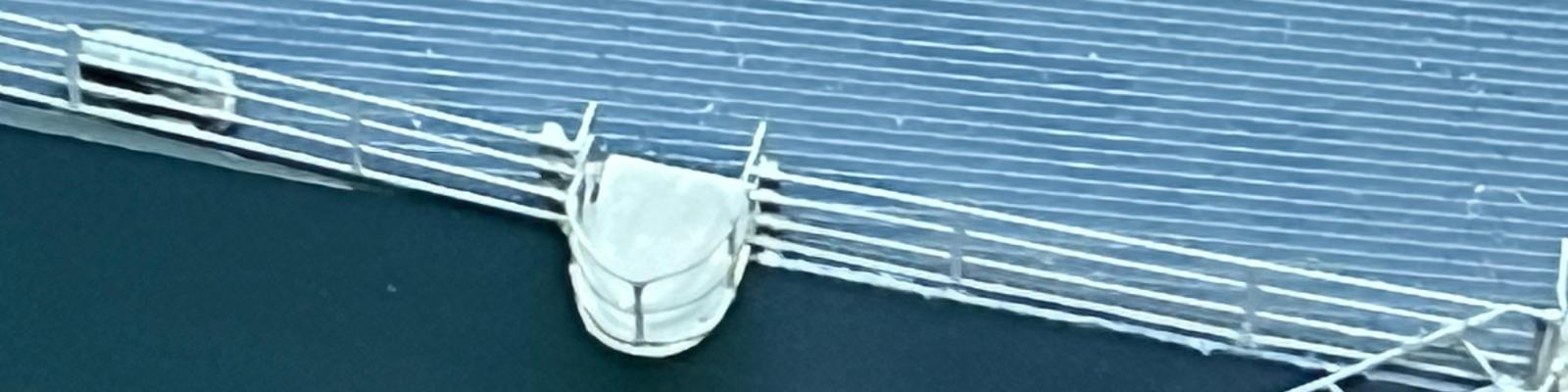 35 Railing cut to fit platform