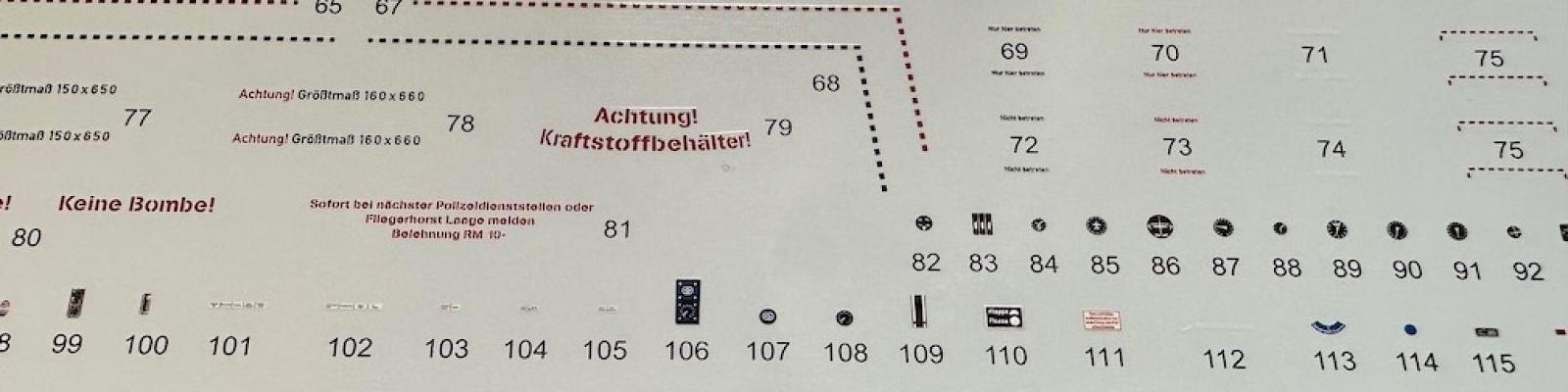 Instrument Decals