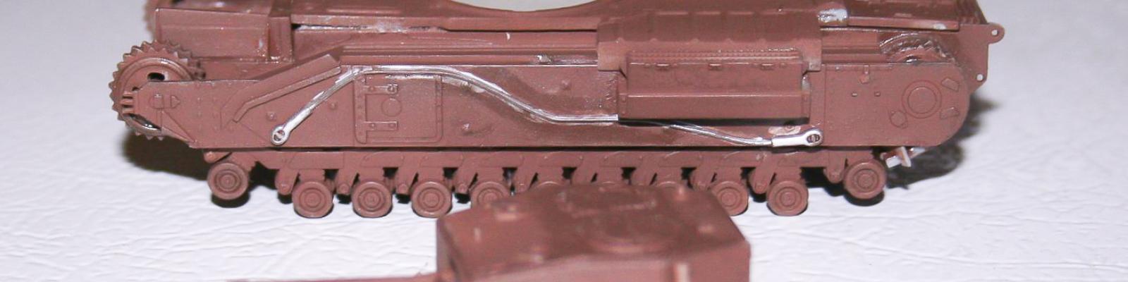 Model Painted and Ready for Decals