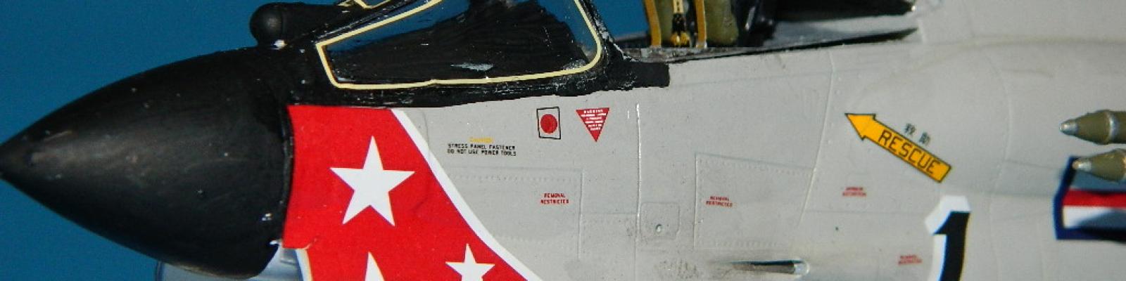 Eduard decals on nose