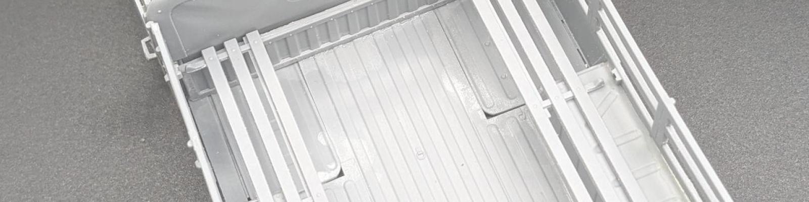 Assembled HMMWV - Top View From Rear