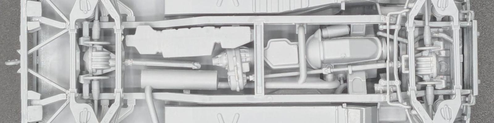 Assembled HMMWV - Underside