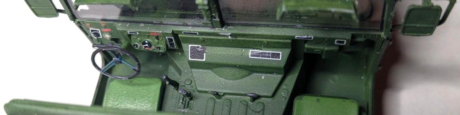 Completed HMMWV Interior