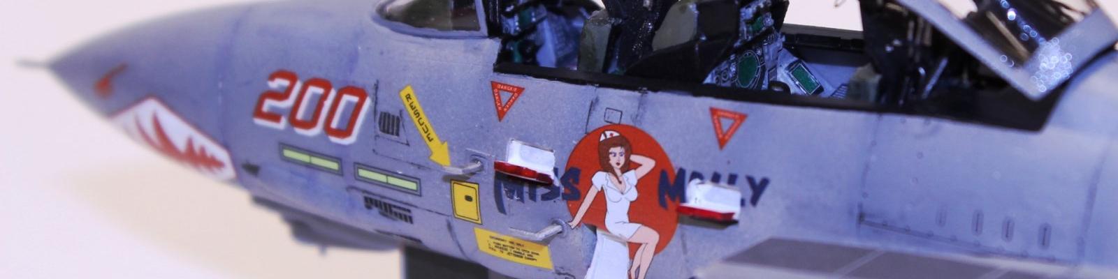 Cockpit Detail & Miss Molly Decal