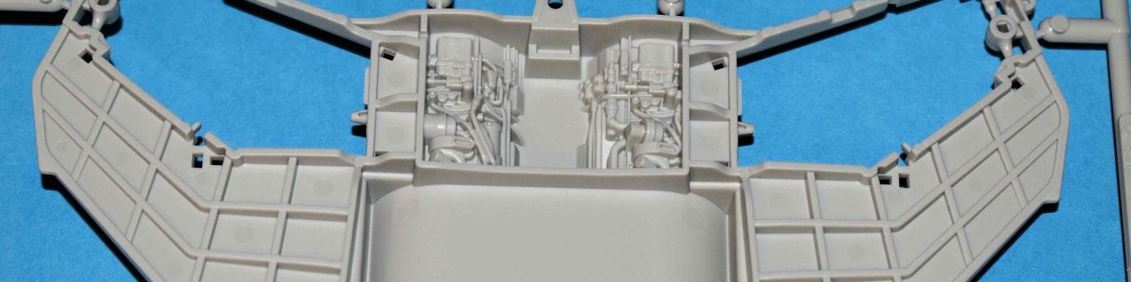 Wing Spar and Air Exhaust Outlet Interior