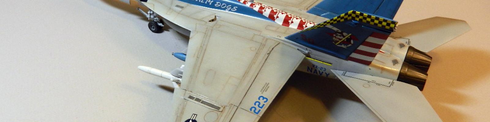 Finished aircraft, left-rear