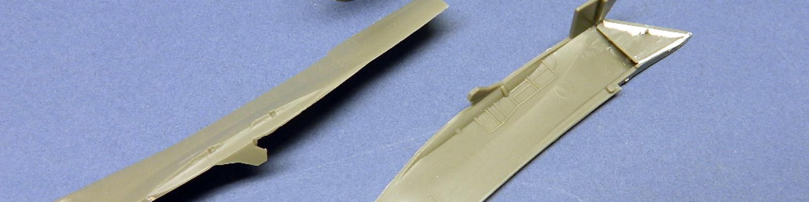 Intakes are removed from the sprue and cleaned up