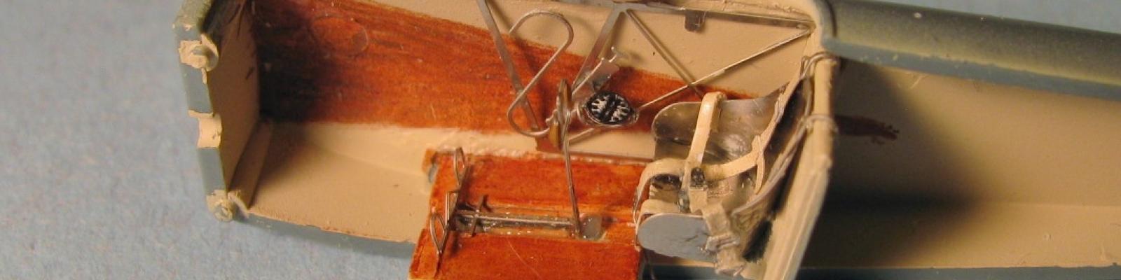 Interior with photo-etch parts (not included in kit)