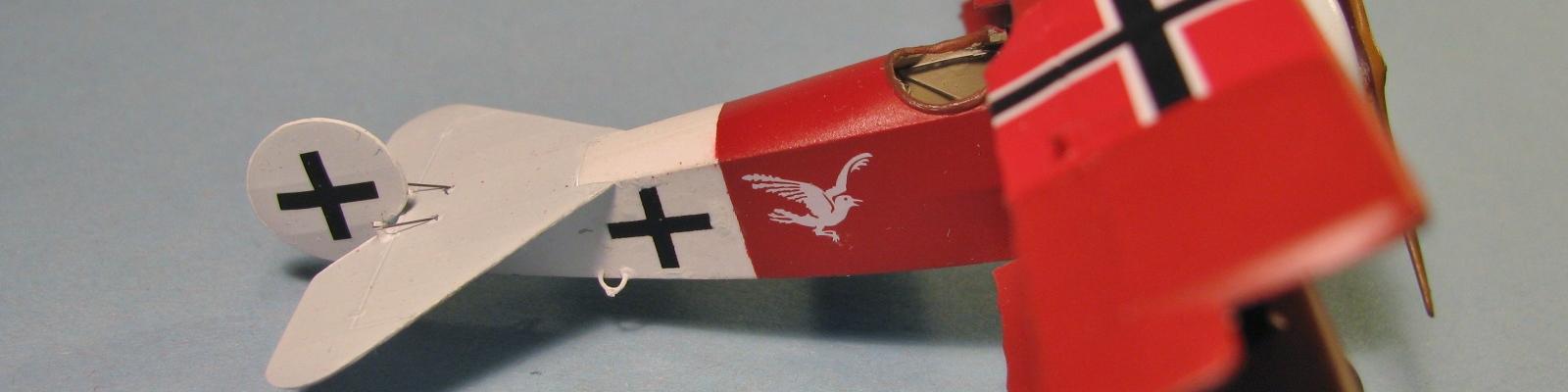 Right side view of finished model
