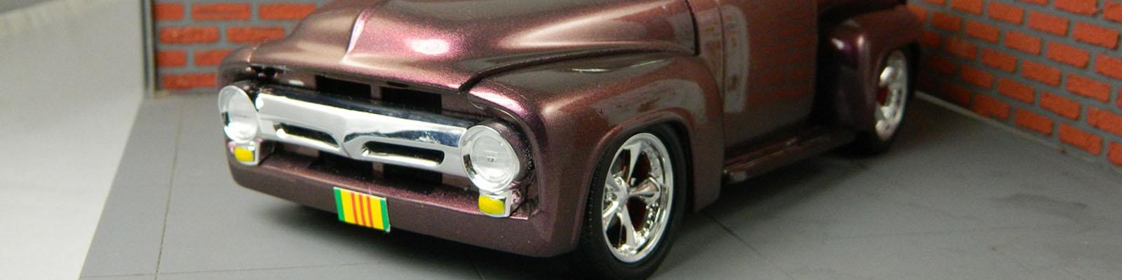 Front-left view of completed truck