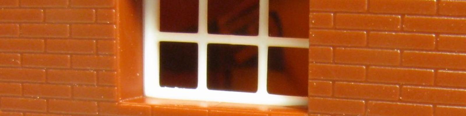 Brickwork and inset window detail