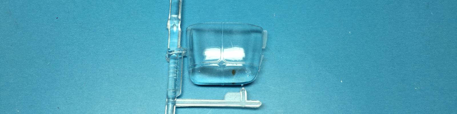 Clear plastic sprues for kit