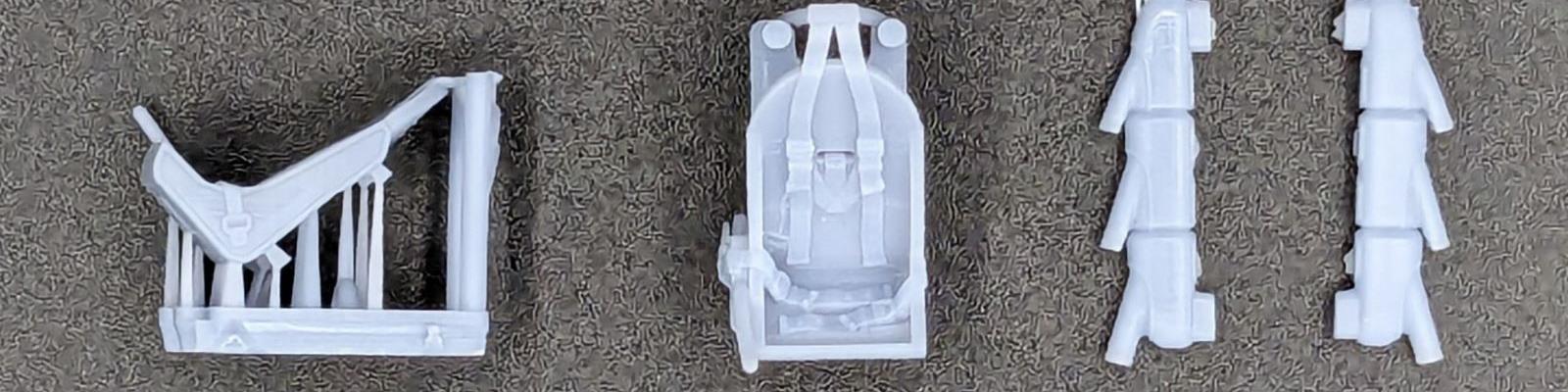 Cockpit parts and exhaust parts