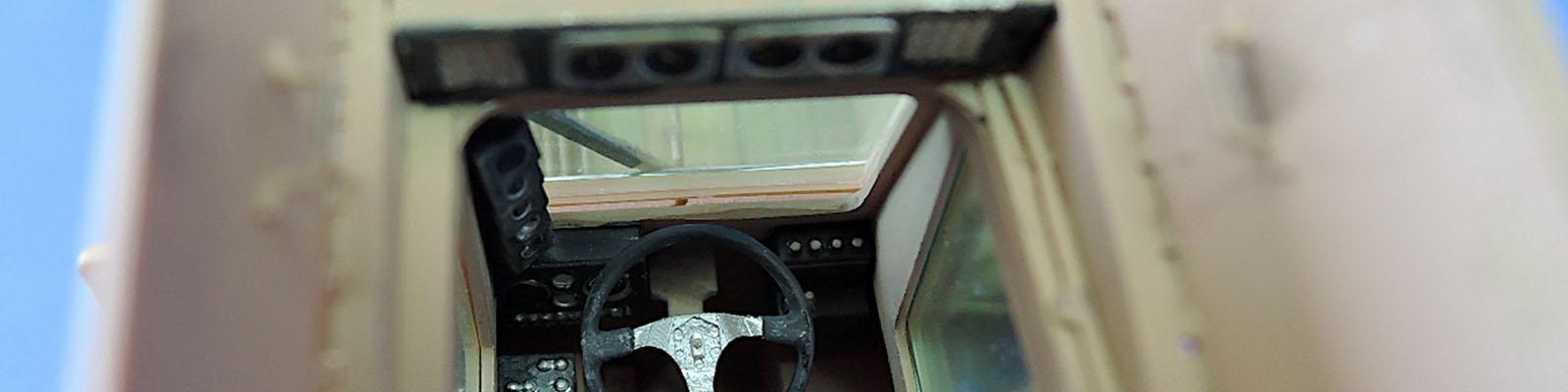 View of the cockpit from above