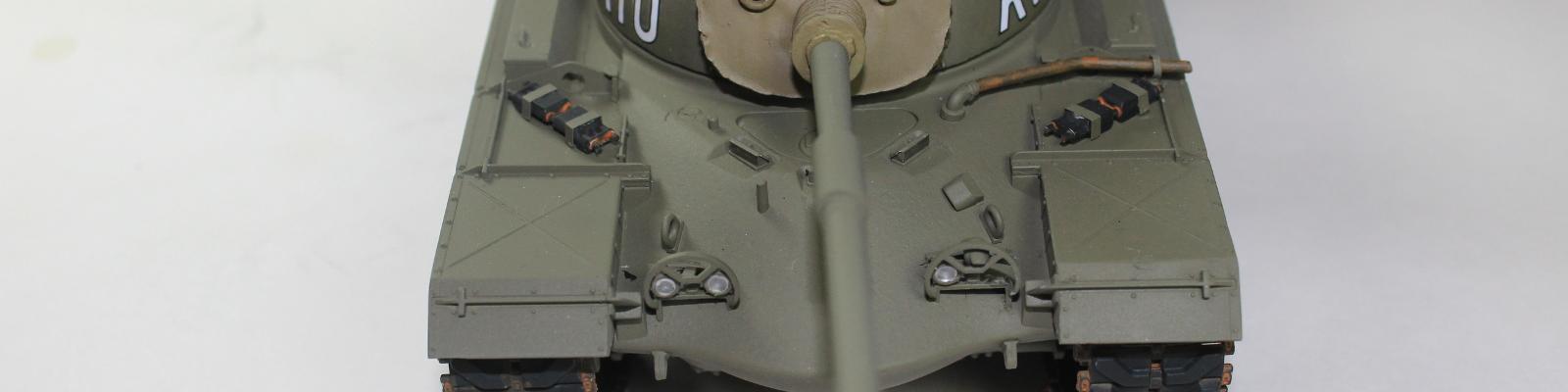 Front view of finished model