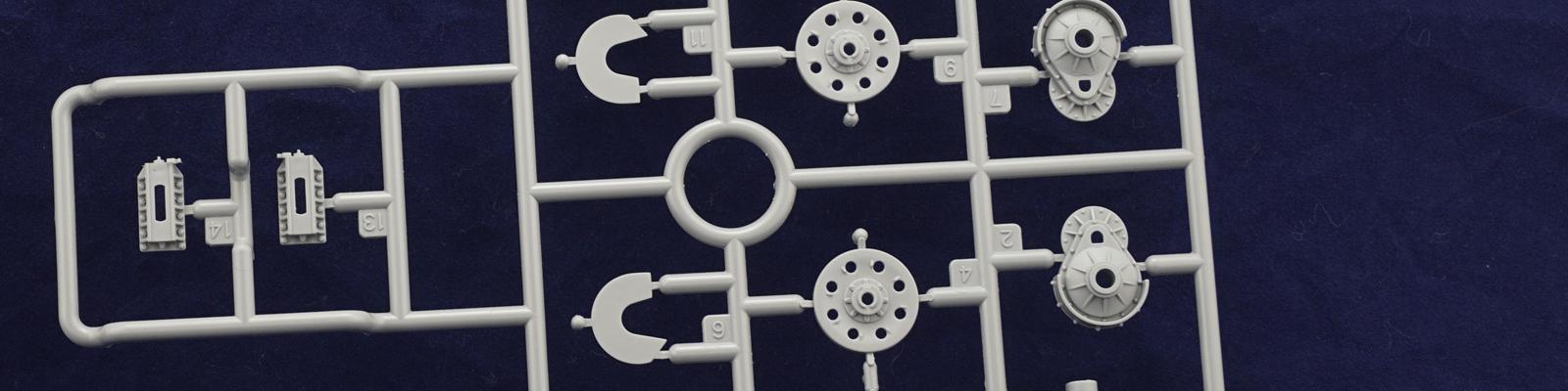 Idler, miscellaneous parts sprue