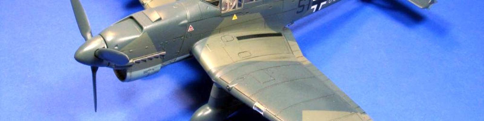 Completed model of Stuka