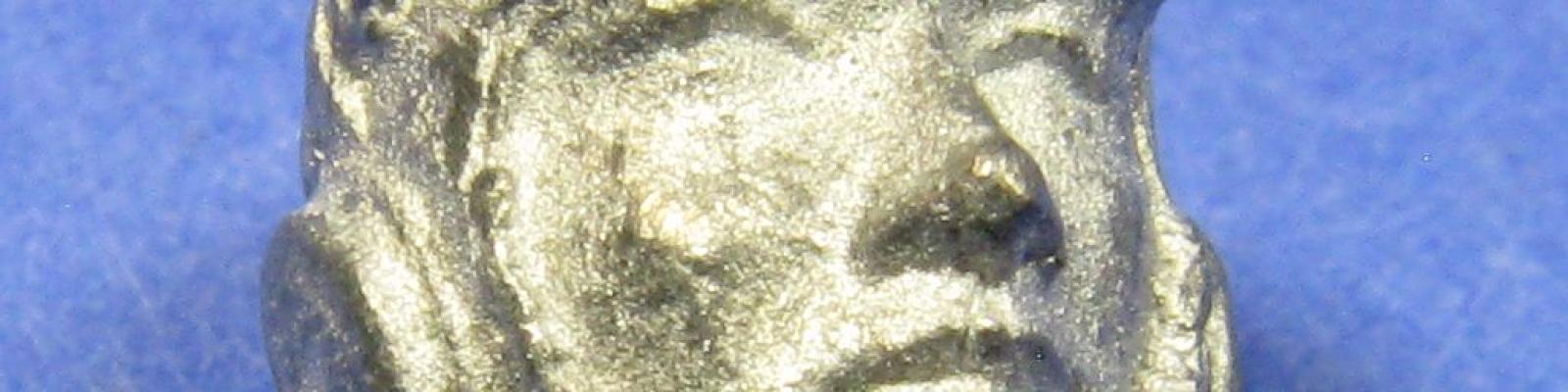White metal pilot figure detail