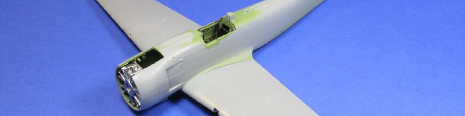 KI-100 wing to fuselage assembly